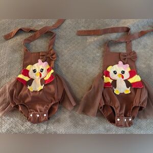TWIN BUNDLE / Turkey 🦃 Tutu Onesies